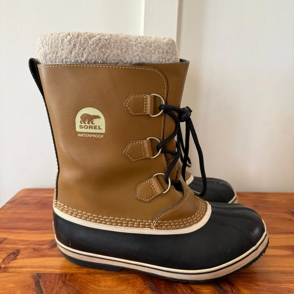 Sorel Yoot Pac Tan Winter Waterproof Boots